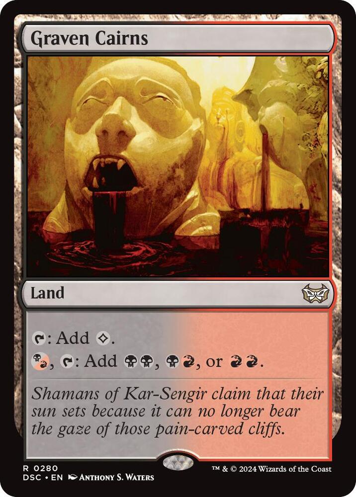 Graven Cairns #280 Magic Duskmourn: House of Horror Commander image 0