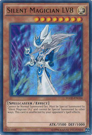 Silent Magician LV8 YGLD-ENC04 YuGiOh Yugi's Legendary Decks image 0