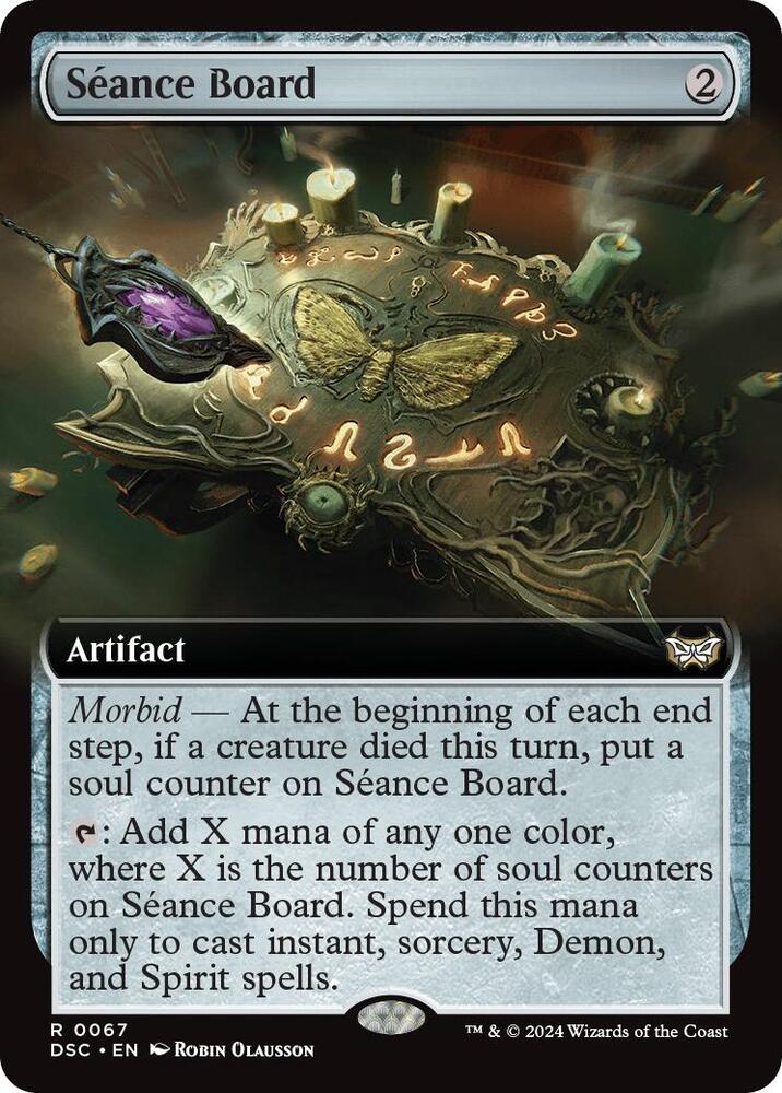 Seance Board [Extended Art] #67 Magic Duskmourn: House of Horror Commander image 0