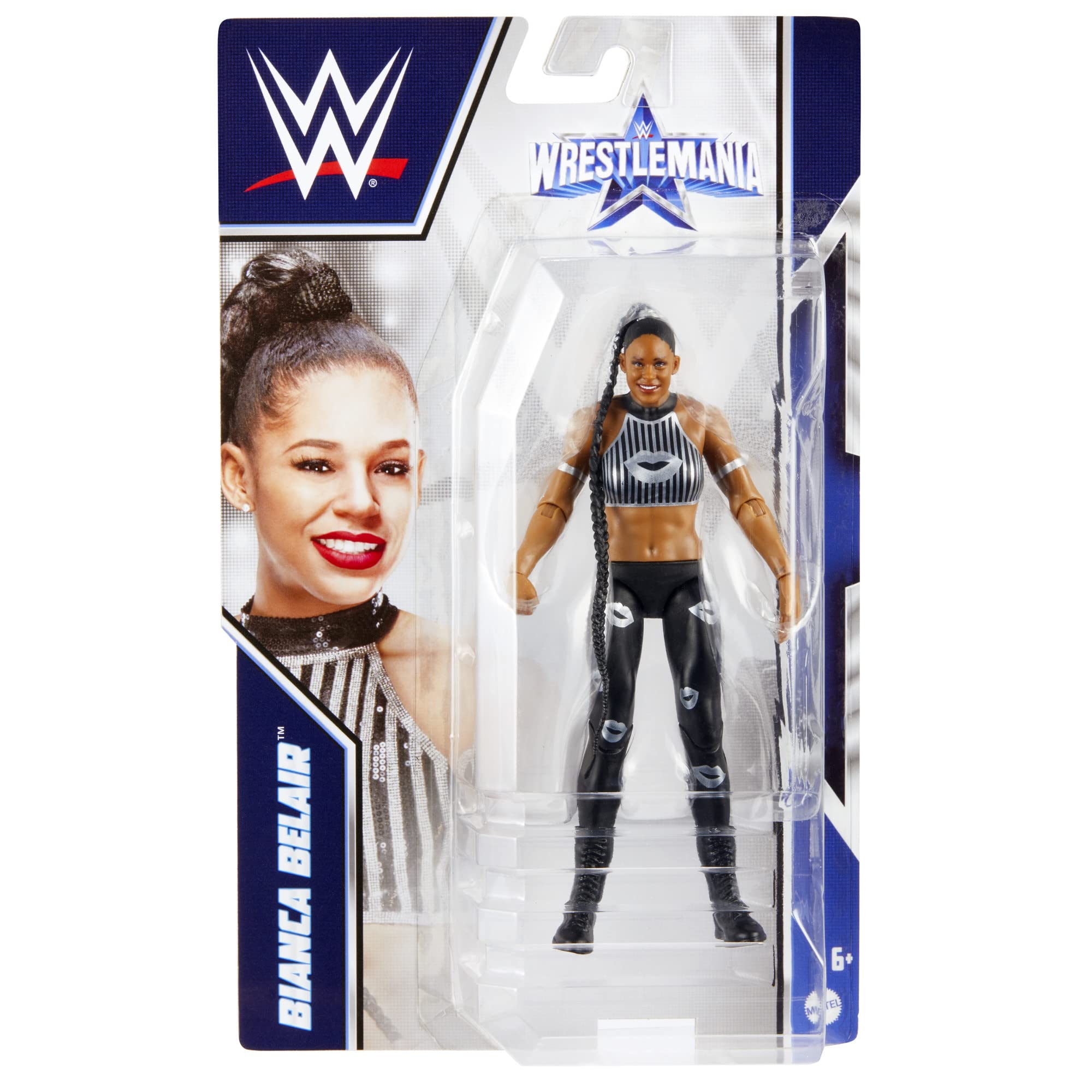 WWE Bianca Belair - Wresltemania Basic 8" Action Figure image 0