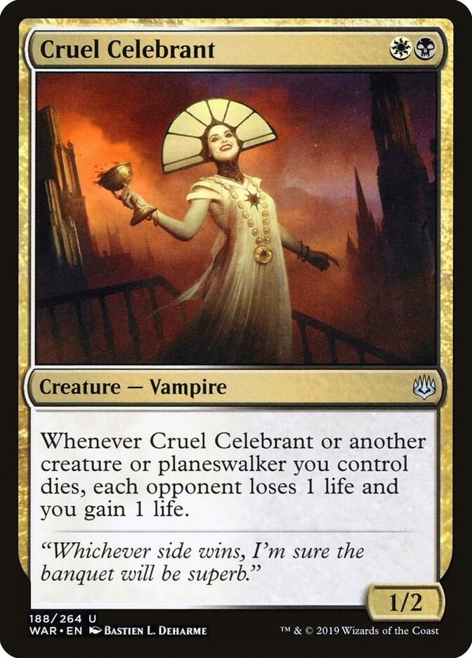 Cruel Celebrant #188 Magic War Of The Spark image 0