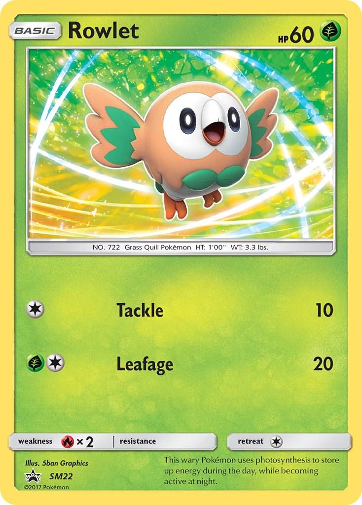 Rowlet #SM22 Pokemon Promo image 0