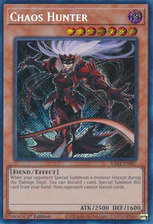 Chaos Hunter [Secret Rare] RA02-EN007 image 0