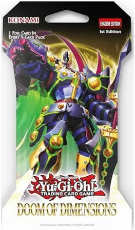 Yugioh Doom Of Dimensions Sleeved Booster Pack image 0