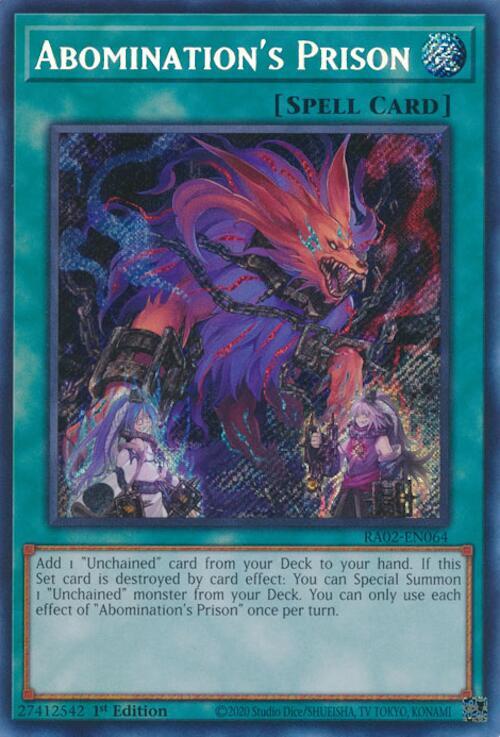 Abomination's Prison [Secret Rare] RA02-EN064 image 0