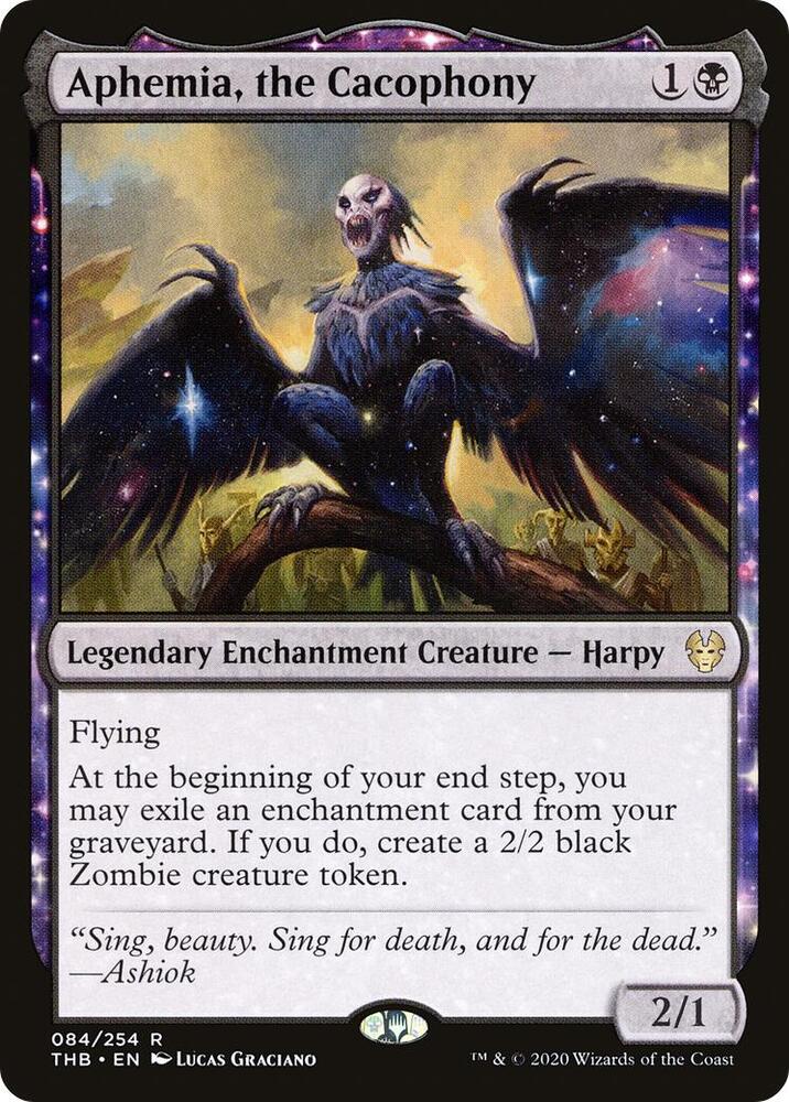 Aphemia, the Cacophony [Foil] #84 Magic Theros Beyond Death image 0