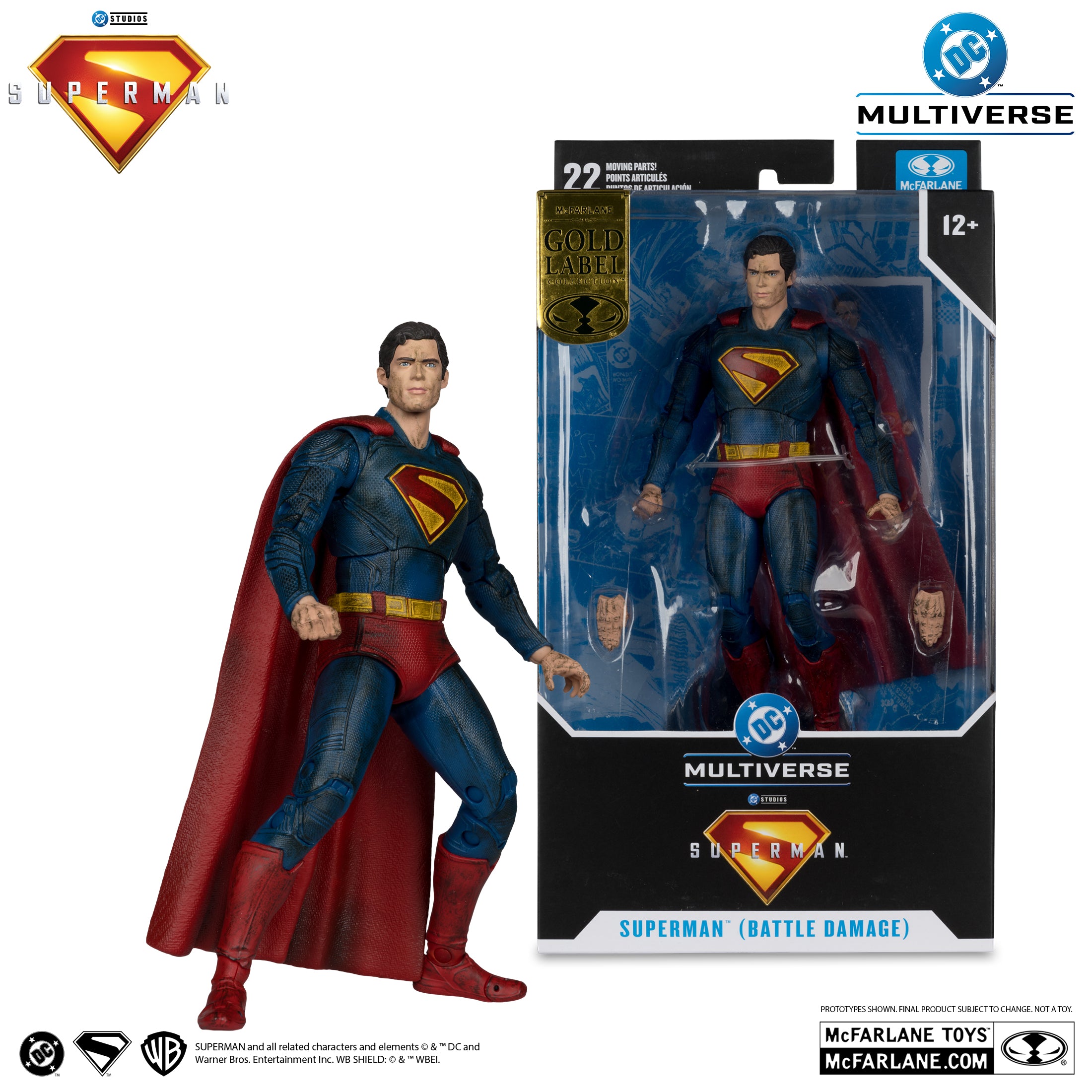 Superman Battle Damage (Superman Movie) Gold Label image 0