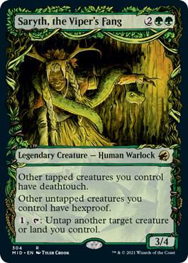 Saryth, the Viper's Fang [Showcase] #304 Magic Innistrad: Midnight Hunt image 0