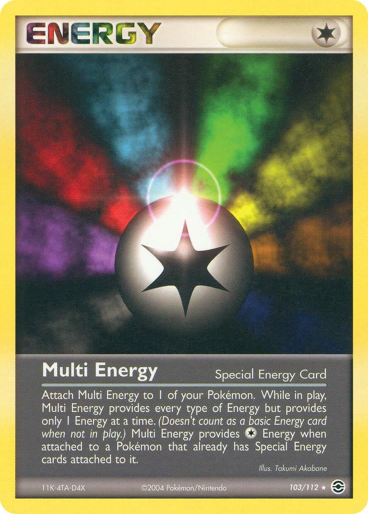 Multi Energy #103 Pokemon Fire Red & Leaf Green image 0