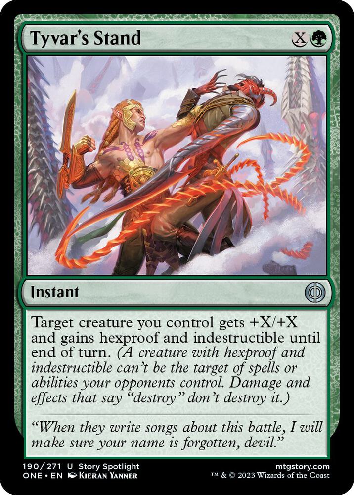 Tyvar's Stand [Foil] #190 Magic Phyrexia: All Will Be One image 0