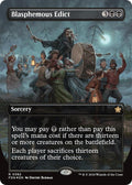 Blasphemous Edict [Borderless Mana Foil] #382 Magic Foundations