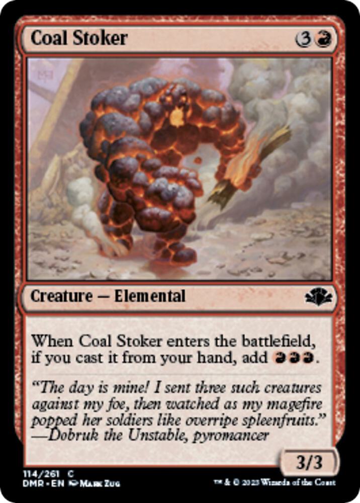 Coal Stoker [Foil] #114 Magic Dominaria Remastered image 0