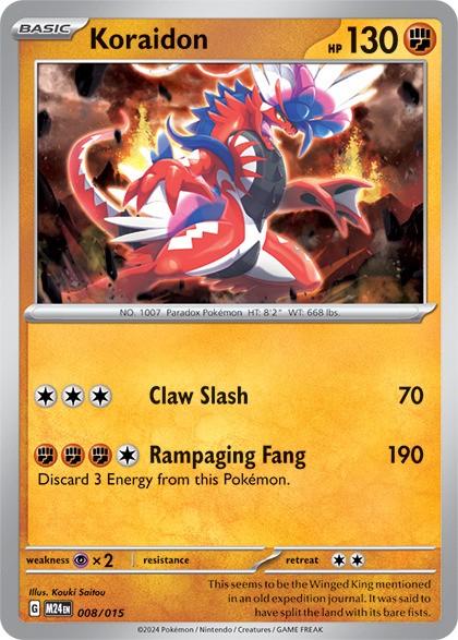 Koraidon [Holo] #8 Pokemon McDonalds 2024 image 0