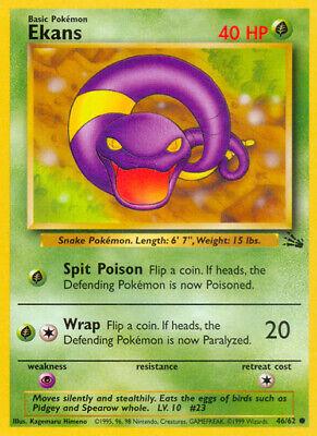 Ekans #46 Pokemon Fossil (MP) image 0