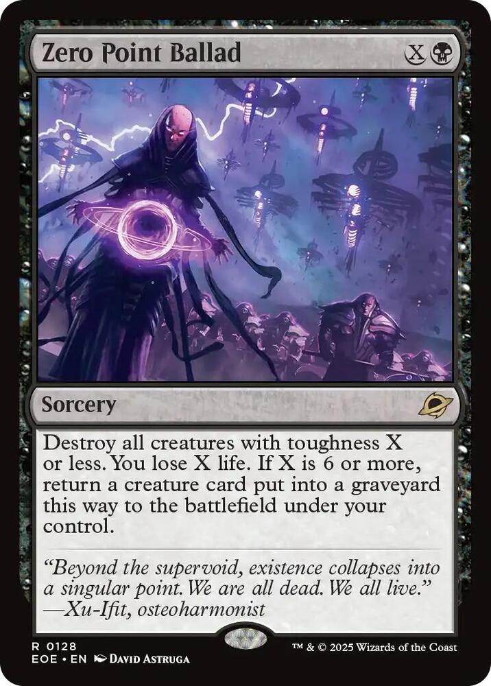 Zero Point Ballad [Foil] #128 Magic Edge of Eternities image 0