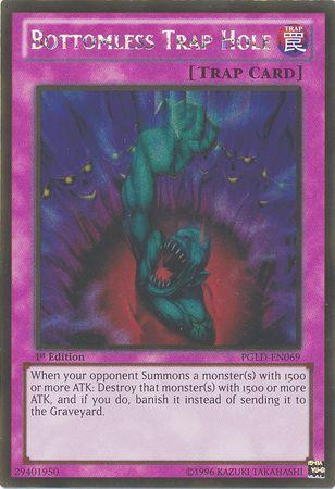 Bottomless Trap Hole [1st Edition] PGLD-EN069 YuGiOh Premium Gold image 0