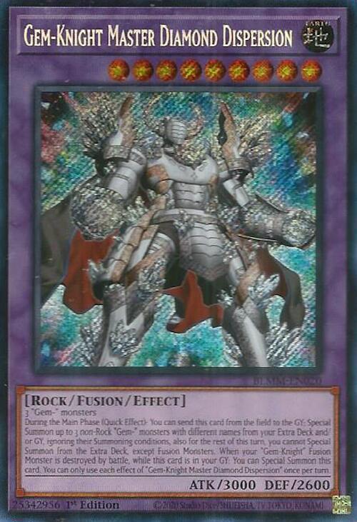 Gem-Knight Master Diamond Dispersion [Secret Rare] BLMM-EN020 image 0