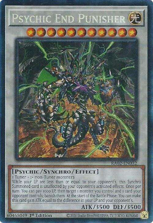 Psychic End Punisher [Secret Rare] RA02-EN032 image 0