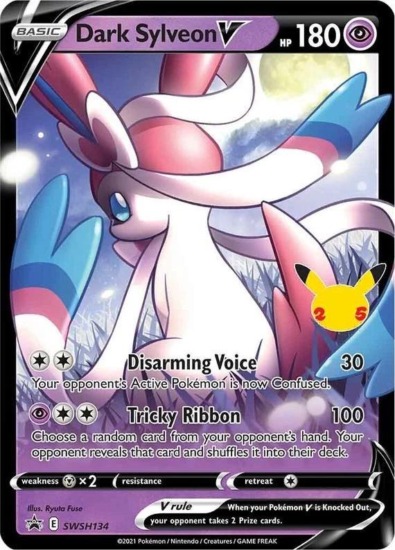 Dark Sylveon V #SWSH134 Pokemon Celebrations image 0