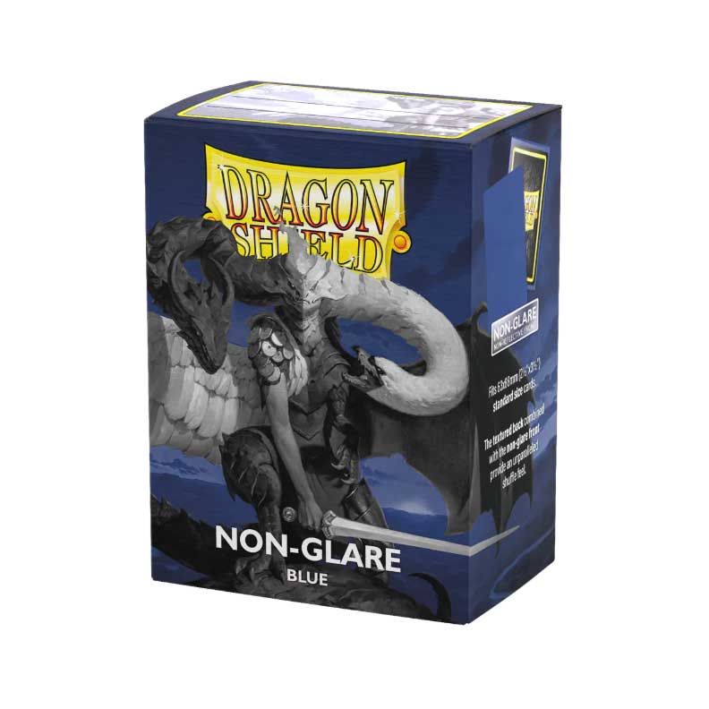 Dragon Shield Matte Non-Glare Blue (100ct) image 0