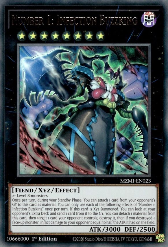 Number 1: Infection Buzzking MZMI-EN023 1st Edition image 0