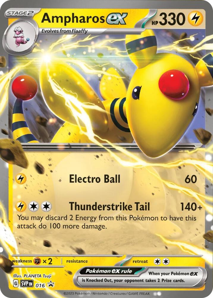 Ampharos ex #16 Pokemon Promo image 0