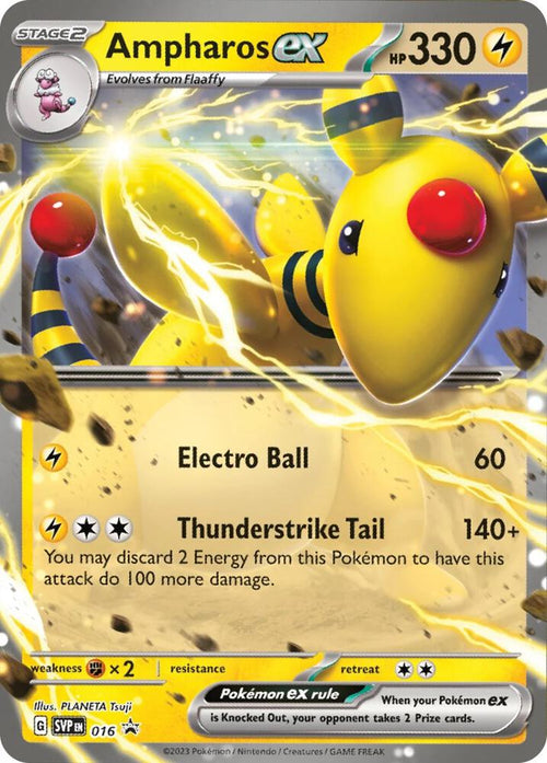 Ampharos ex #16 Pokemon Promo image 0