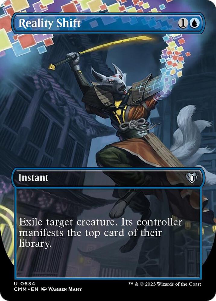 Reality Shift [Borderless Foil] #634 Magic Commander Masters image 0