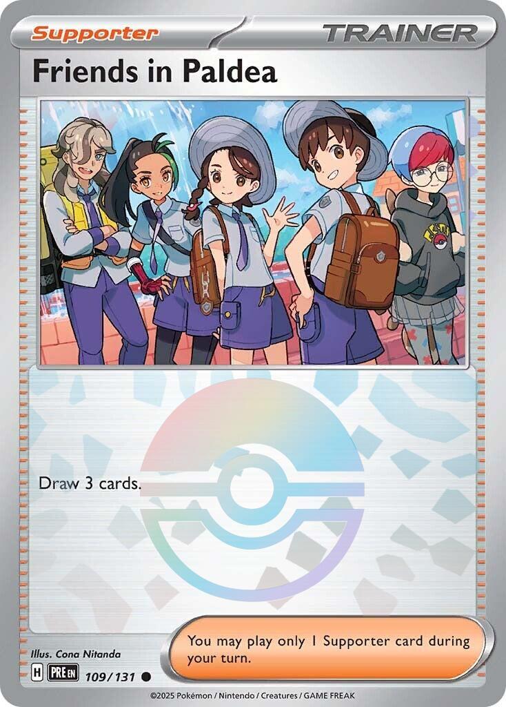 Friends in Paldea [Poke Ball] #109 Pokemon Prismatic Evolutions image 0