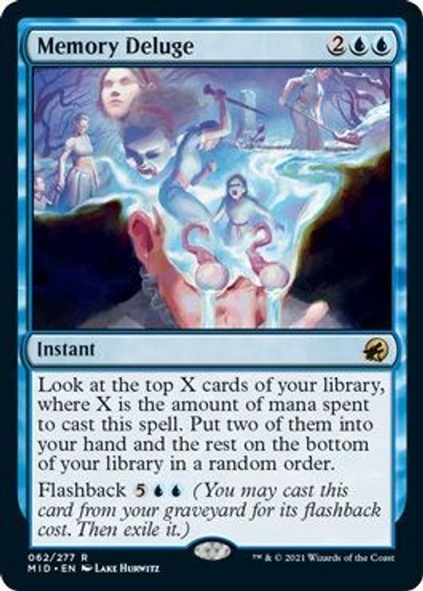 Memory Deluge - Innistrad: Midnight Hunt 062/277 image 0