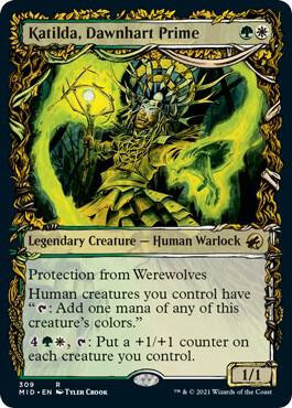 Katilda, Dawnhart Prime [Showcase Art] #309 Magic Innistrad: Midnight Hunt image 0