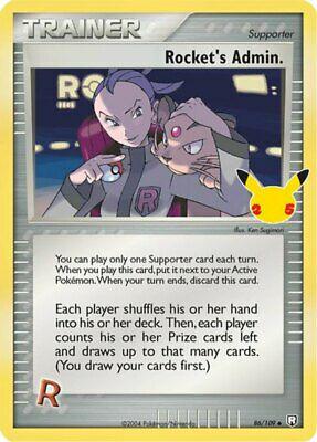 Rocket's Admin. #86 Pokemon Celebrations image 0