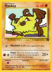 Mankey #61 Pokemon Team Rocket (LP) image 0