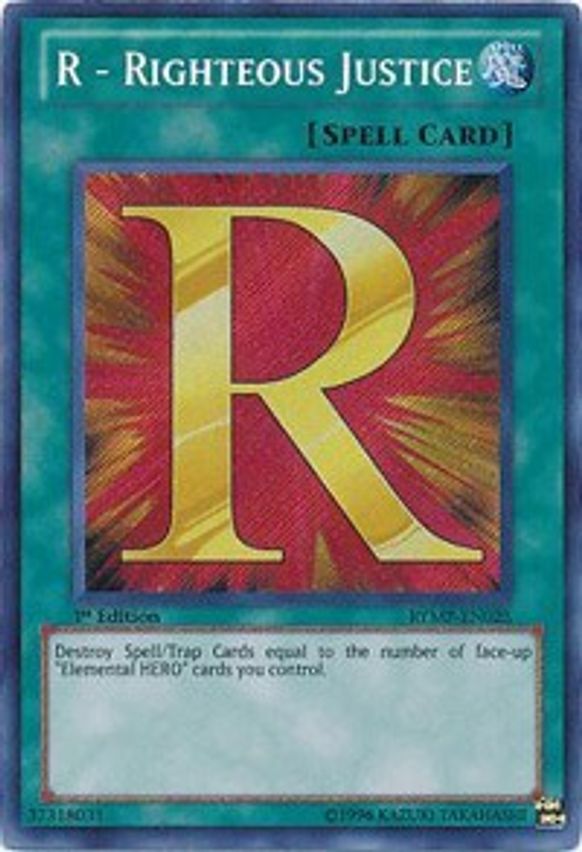 R - Righteous Justice RYMP-EN02 image 0