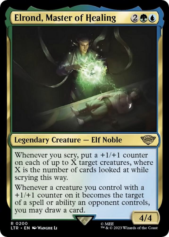 Elrond, Master of Healing [Foil] #200 Magic Lord of the Rings image 0