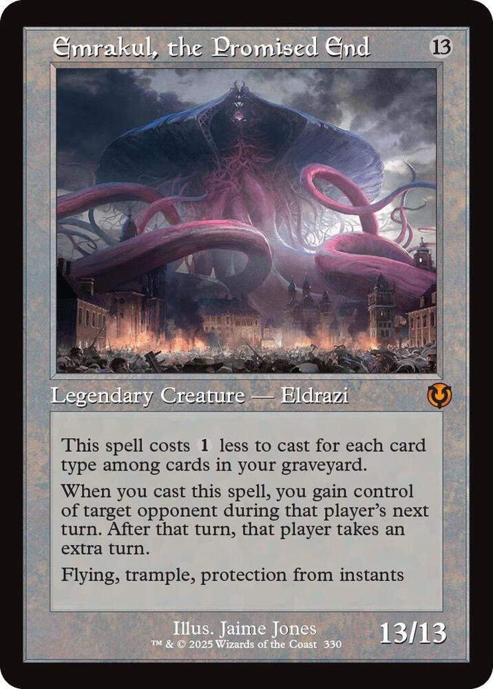 Emrakul, the Promised End [Retro Frame] #330 Magic Innistrad Remastered
