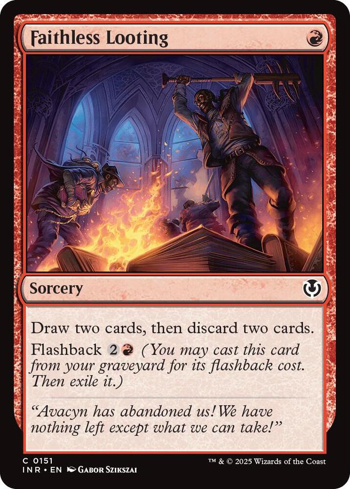 Faithless Looting #151 Magic Innistrad Remastered