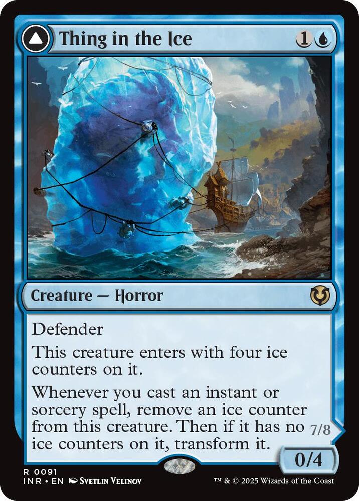 Thing in the Ice // Awoken Horror #91 Magic Innistrad Remastered