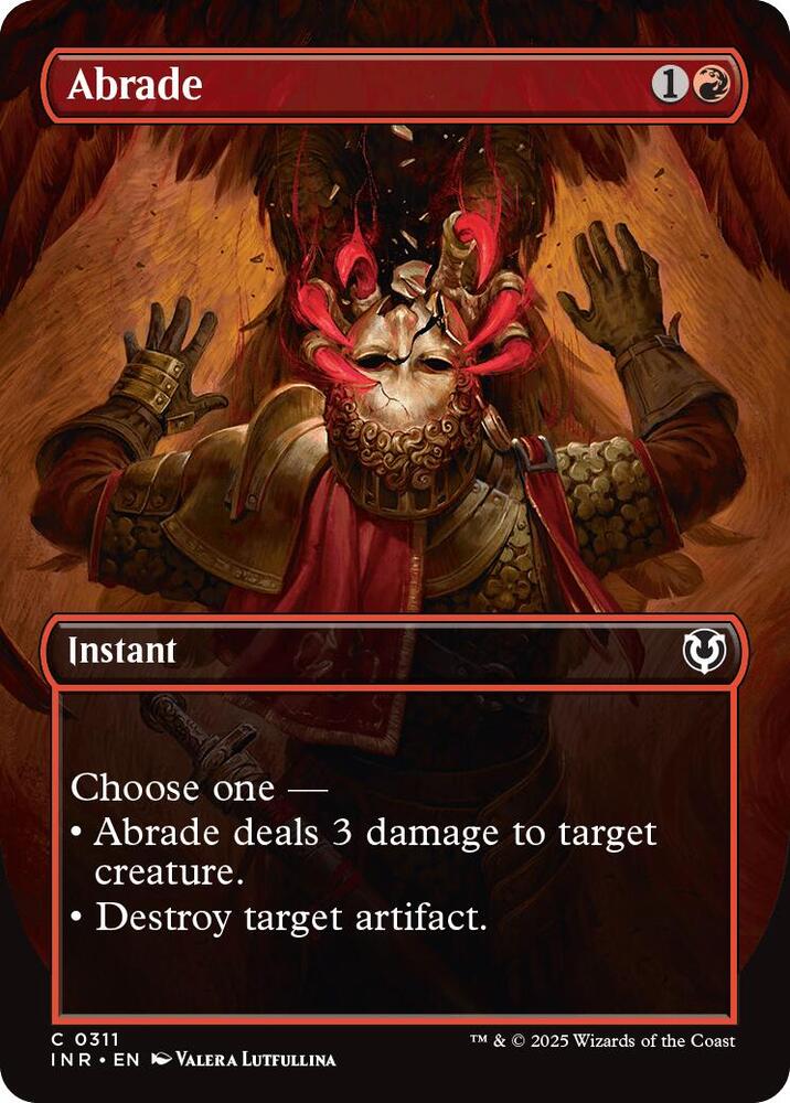 Abrade [Borderless] #311 Magic Innistrad Remastered