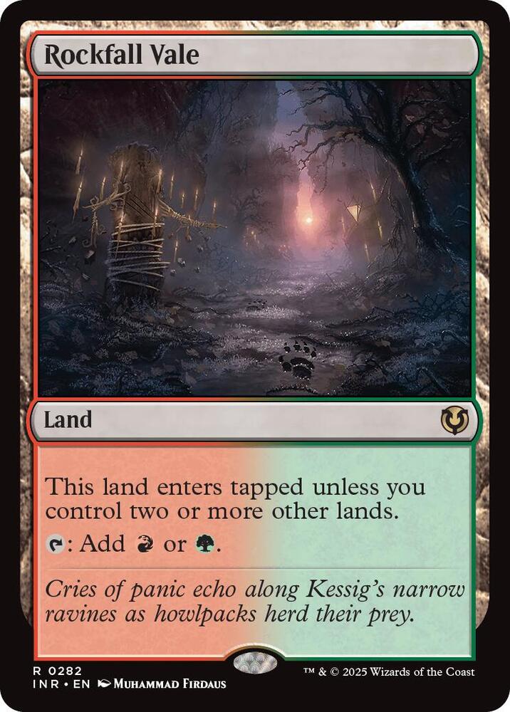 Rockfall Vale #282 Magic Innistrad Remastered
