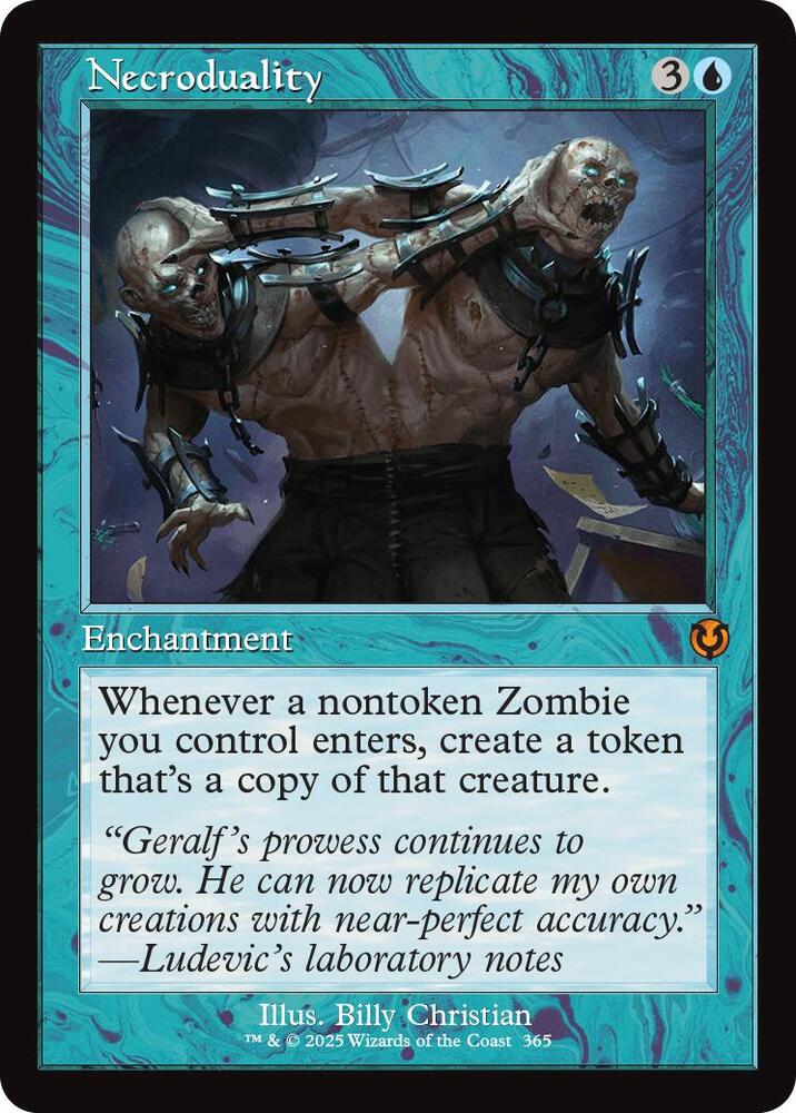 Necroduality [Retro Frame Foil] #365 Magic Innistrad Remastered
