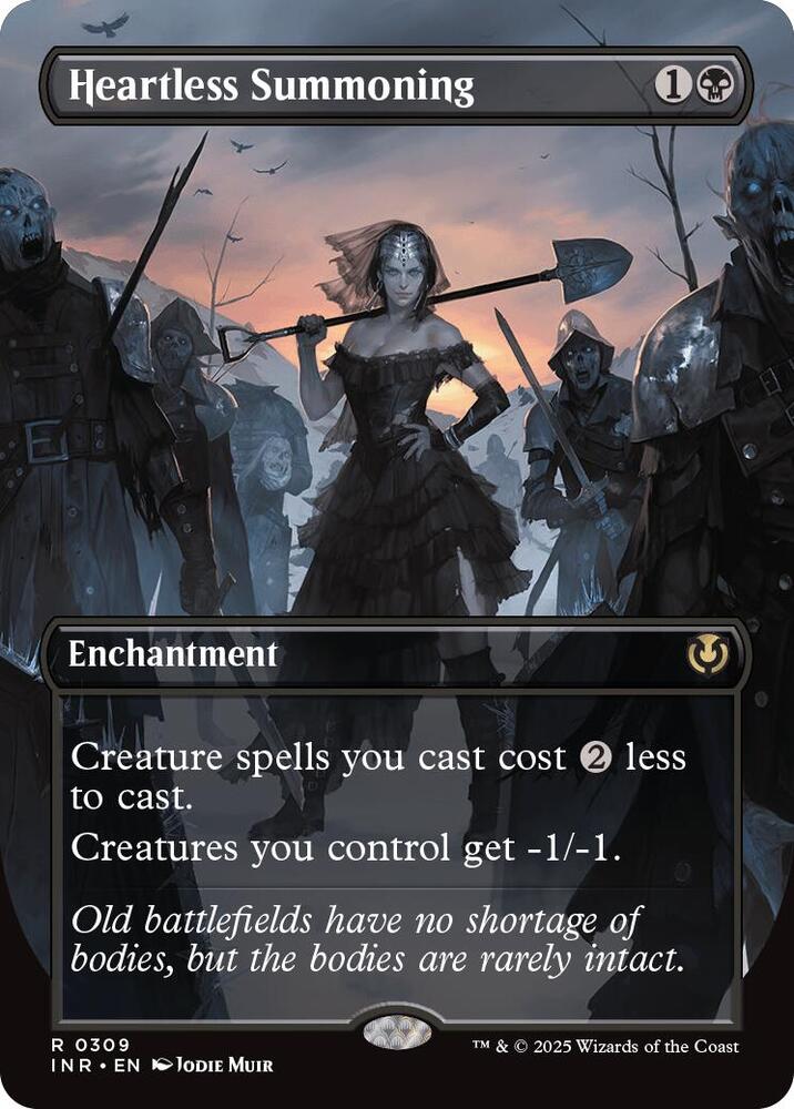 Heartless Summoning [Borderless Foil] #309 Magic Innistrad Remastered
