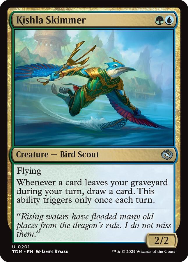 Kishla Skimmer [Foil] #201 Magic Tarkir: Dragonstorm image 0