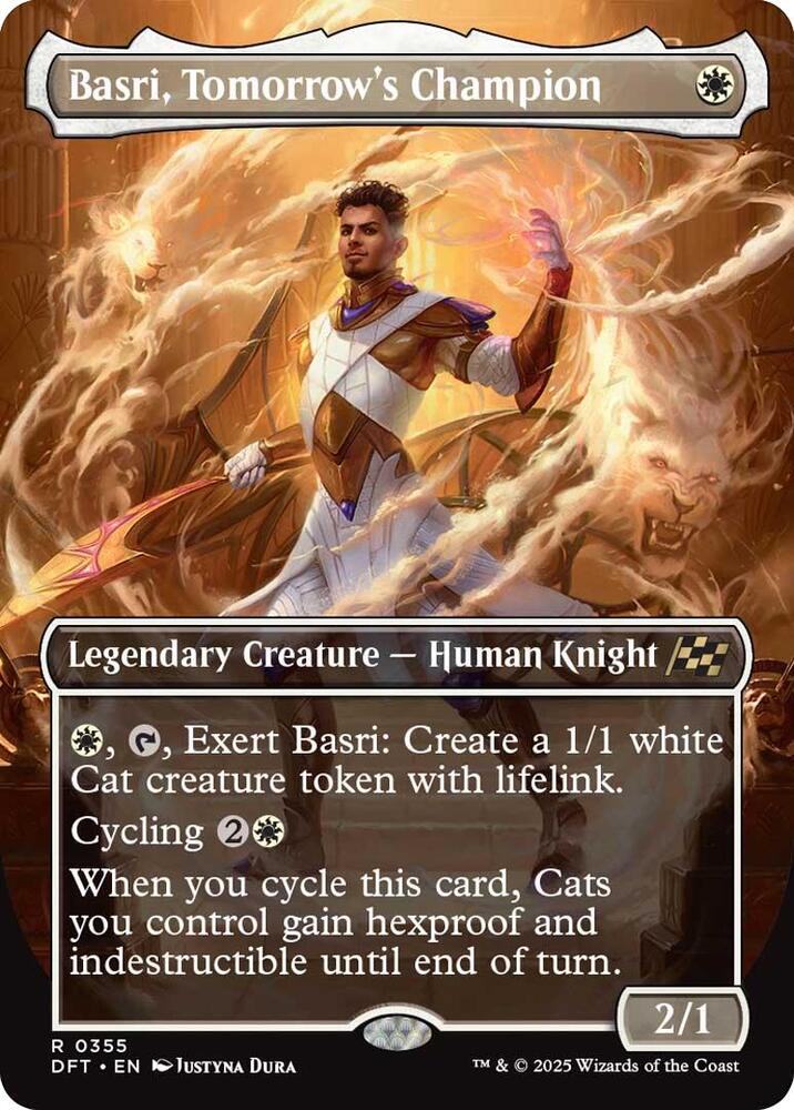 Basri, Tomorrow's Champion [Borderless] #355 Magic Aetherdrift