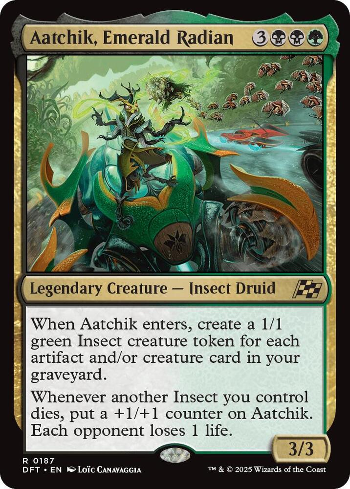 Aatchik, Emerald Radian [Foil] #187 Magic Aetherdrift