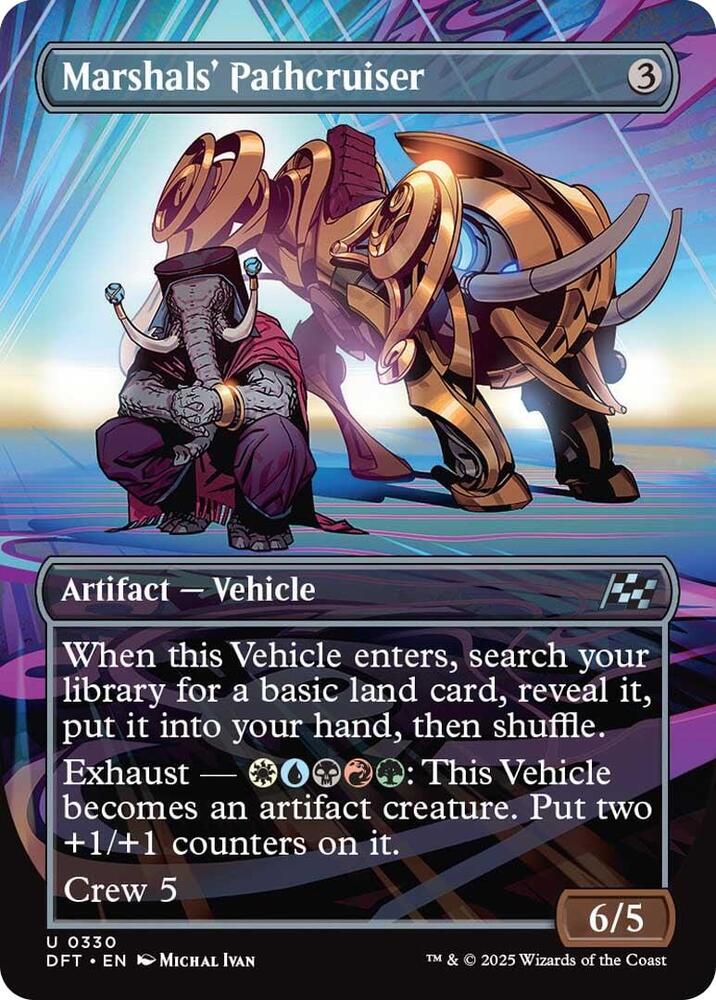 Marshals' Pathcruiser [Borderless] #330 Magic Aetherdrift