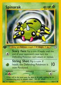 Spinarak [1st Edition] #75 Pokemon Neo Genesis (MP) image 0