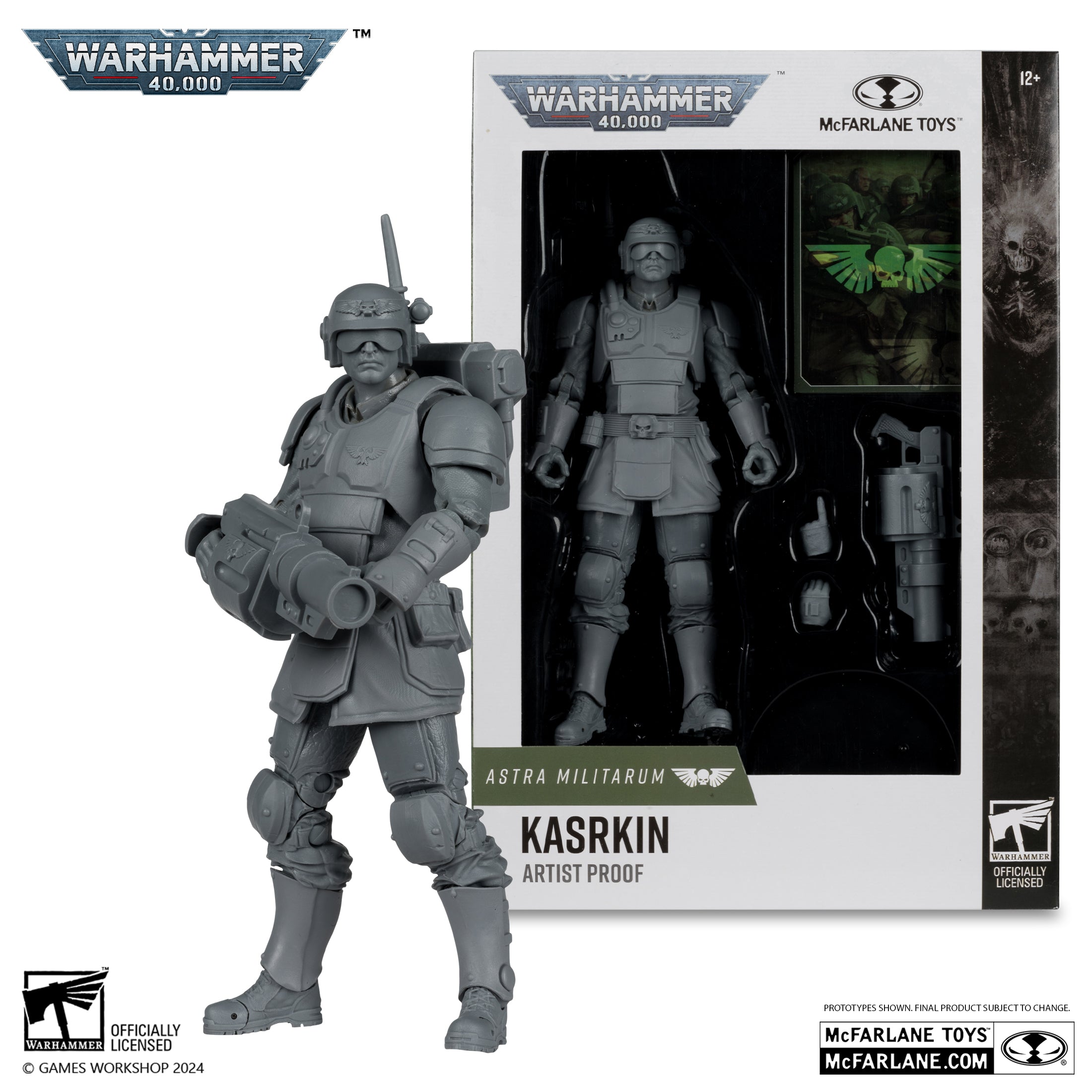 Warhammer 40K Kasrkin (Astra Militarum) Artist Proof McFarlane Figure image 0