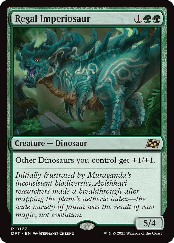 Regal Imperiosaur [Foil] #389 Magic Aetherdrift image 0