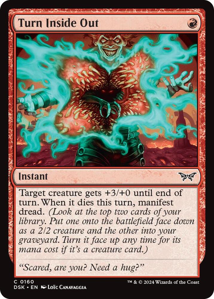 Turn Inside Out [Foil] #160 Magic Duskmourn: House of Horror image 0